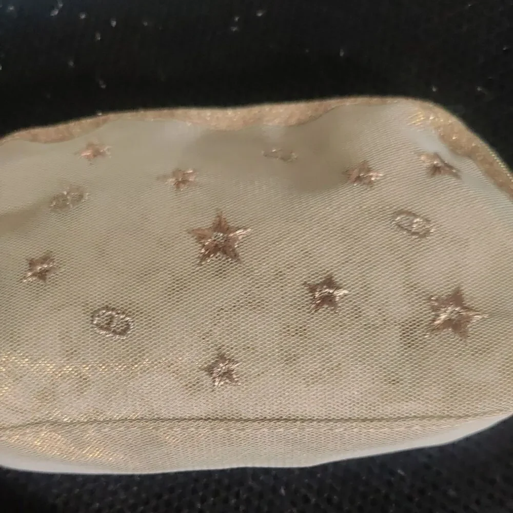 Dior Gold Star Cosmetic Bag – Limited Edition – NWT – Holiday Collector